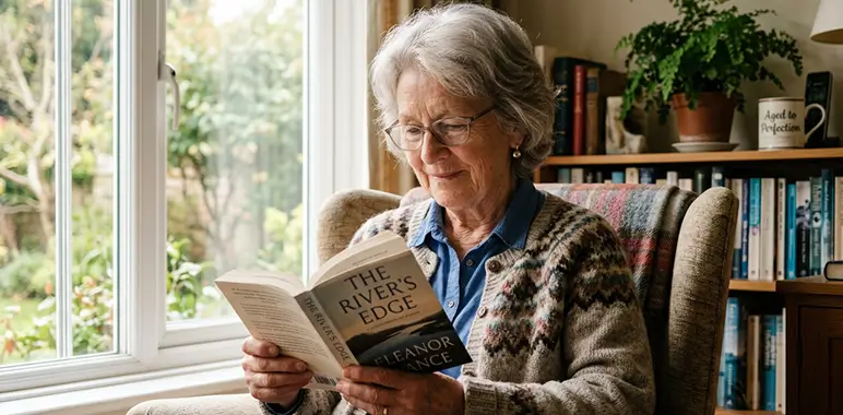Happy elderly couple enjoying life with clear vision